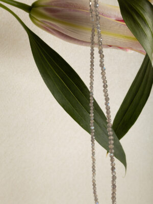 CHOKER PEDRAS NATURAIS LAPIDADAS EM LABRADORITA