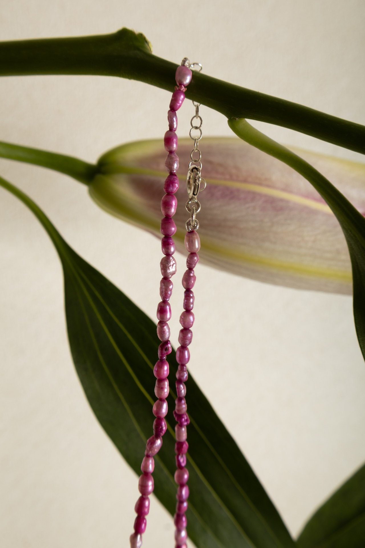 CHOKER PÉROLA BARROCA PINK