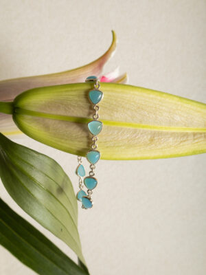 PULSEIRA CALCEDÔNIA PRATA 925