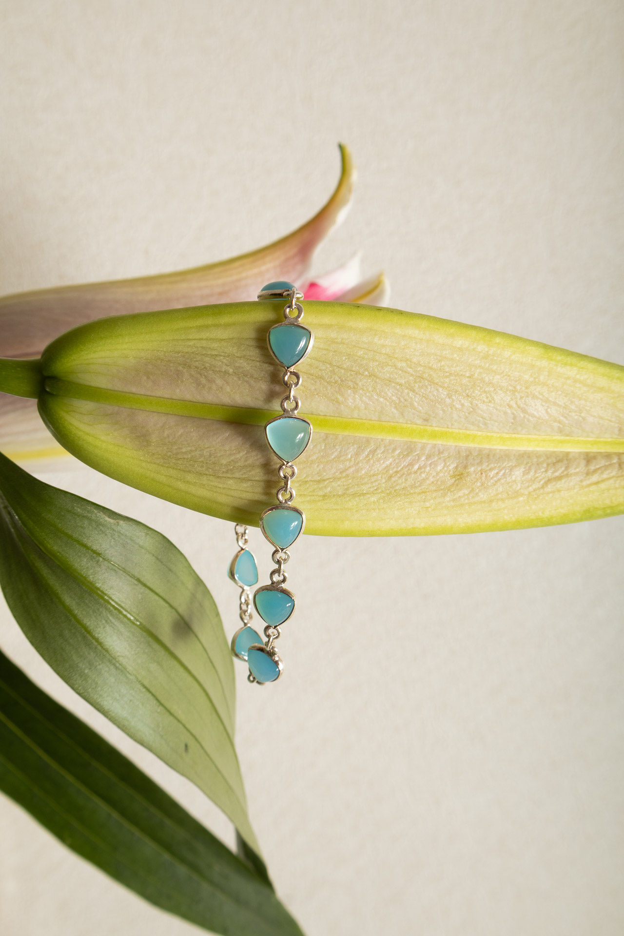 PULSEIRA CALCEDÔNIA PRATA 925